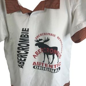 Vintage Bootleg Abercrombie Layered T shirt Sz M Revolution